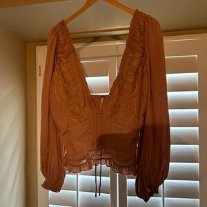 Free people long sleeve top